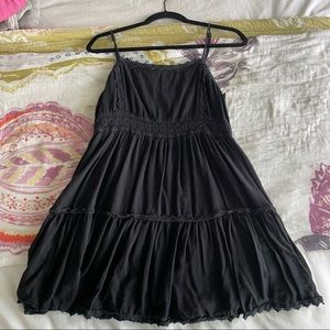 urban outfitters tiered lace mini dress